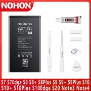 NOHON Battery For Samsung Galaxy S10 S9 S8 S7 Edge Plus A50 S20 G930F G9300 G935F G950F G955F G9650 G9700 G970F G9730 Bateria